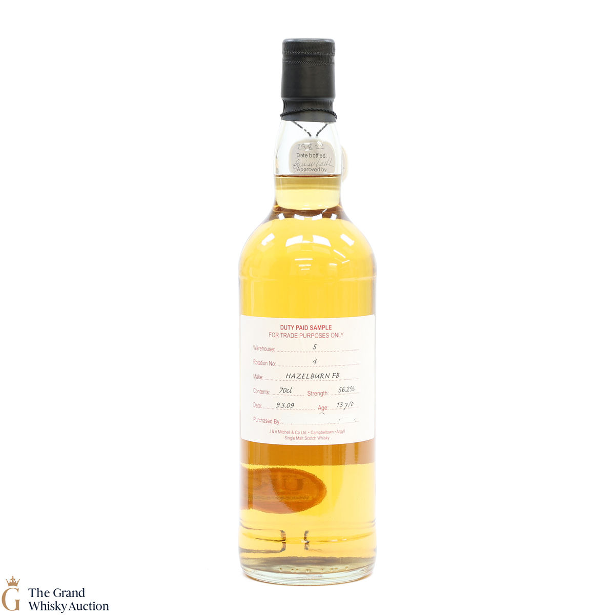 Hazelburn - 13 Year Old 2009 Fresh Bourbon - Duty Paid Sample 56.2%
