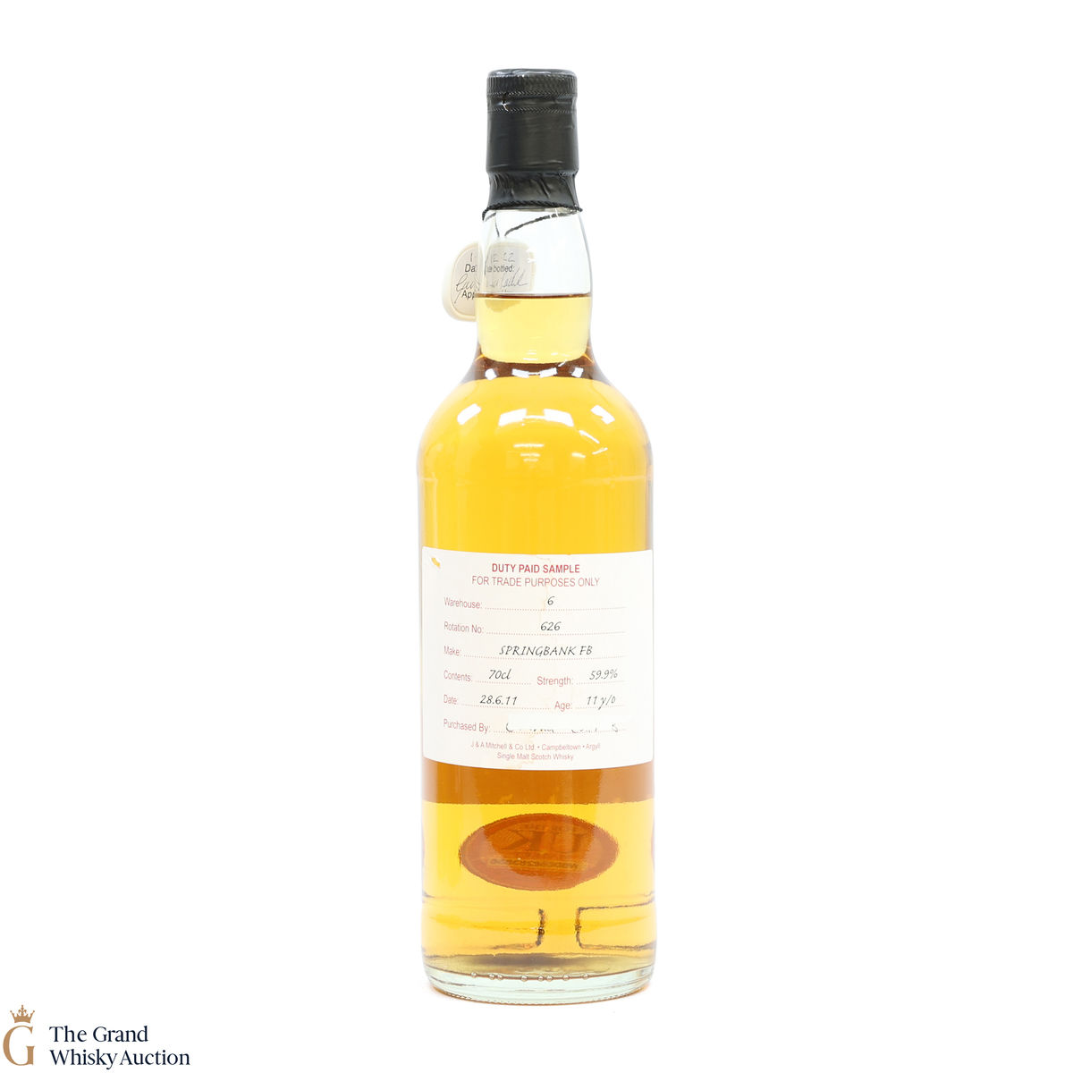 Springbank - 11 Year Old 2011 Fresh Bourbon - Duty Paid Sample 59.9%