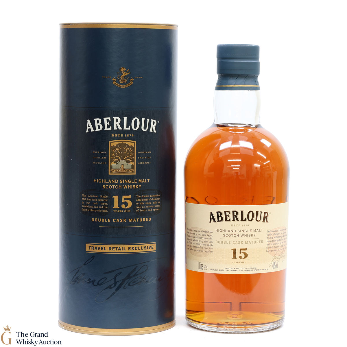 Aberlour - 15 Year Old - Double Cask Matured - 1L Travel Retail Exclusive