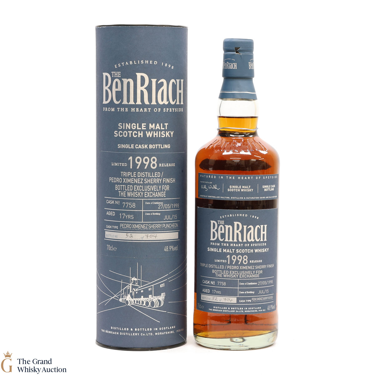 Benriach - 17 Year Old 1998 Single Cask #7758 - TWE