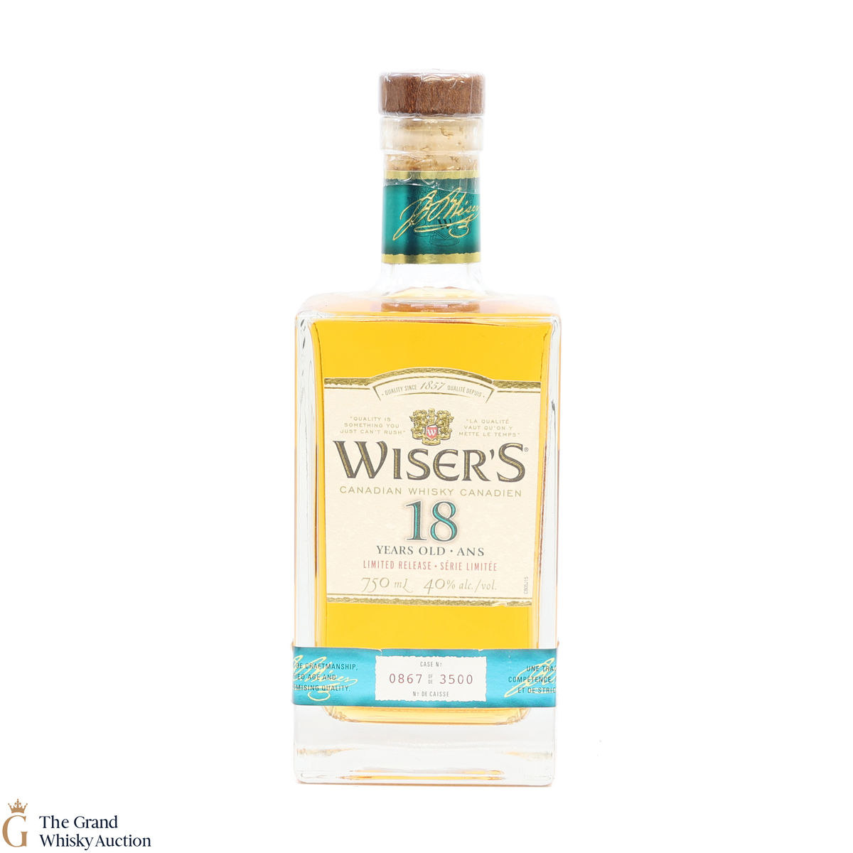 Wiser's - 18 Year Old - Canadian Whisky (75cl)