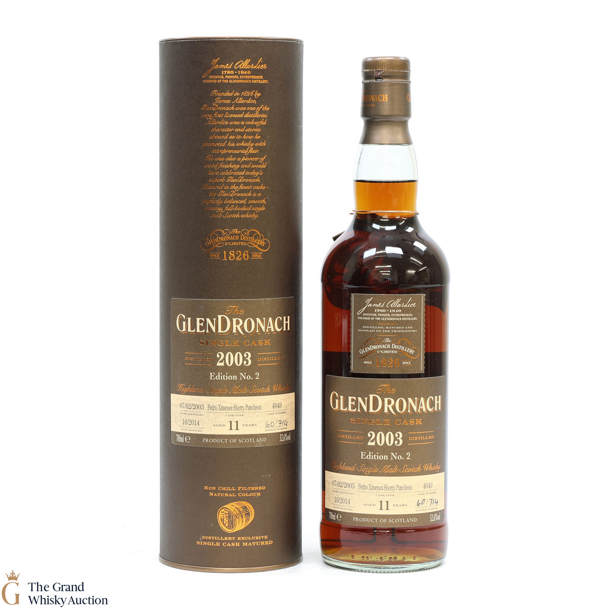 GlenDronach - 11 Year Old 2003 - Single Cask #4049 Edition No. 2