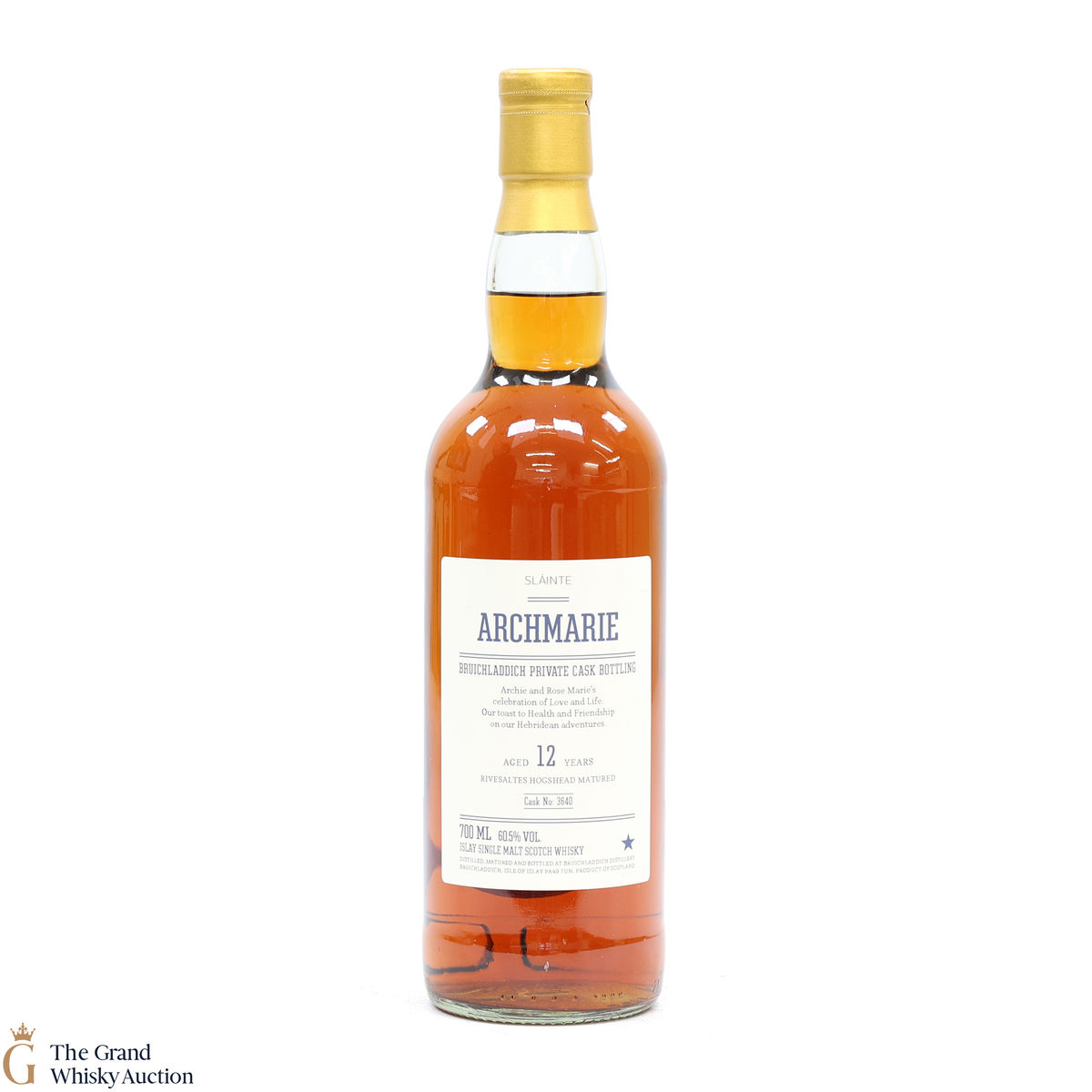 Bruichladdich - 12 Year Old - Private Cask #3640 - Archmarie
