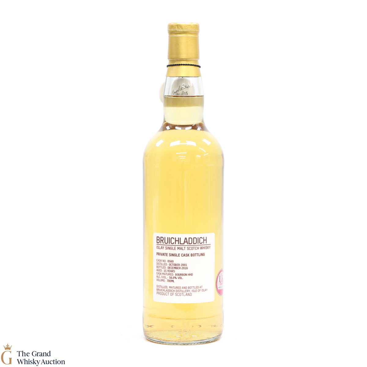 Bruichladdich -  15 Year Old - Private Cask #0560