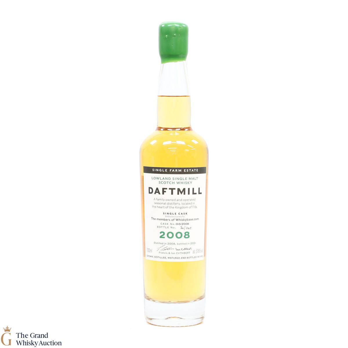 Daftmill - 2008 - Single Cask #013/2008 - Whiskybase.com 2021