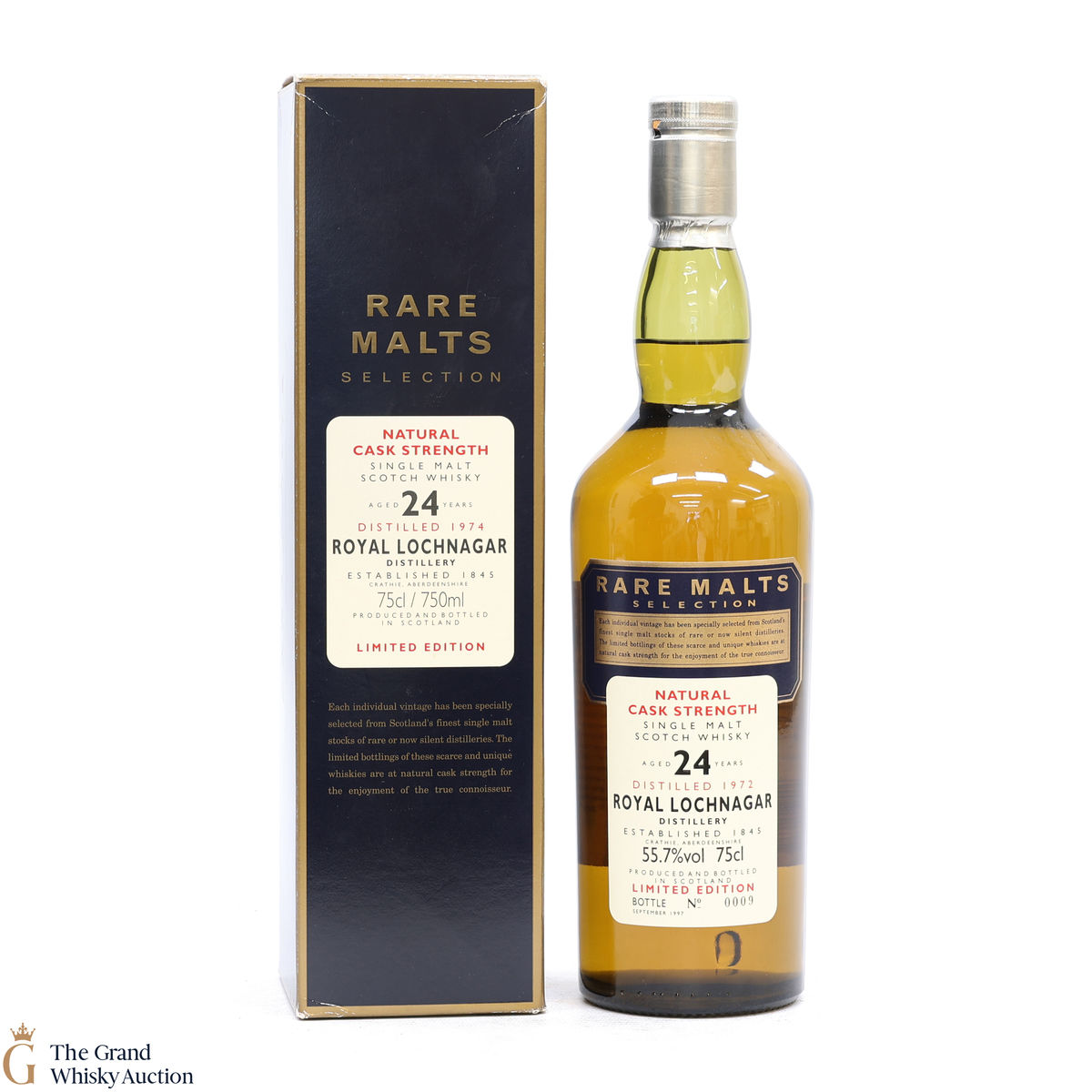 Royal Lochnagar - 24 Year Old 1974 - Rare Malts 55.7% (75cl)