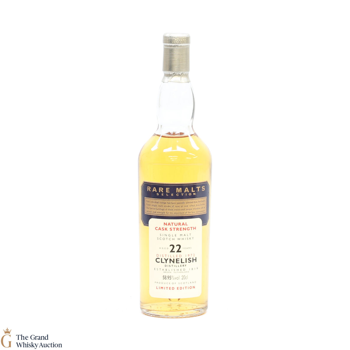 Clynelish - 22 Year Old 1972 Rare Malts 58.95% 20cl