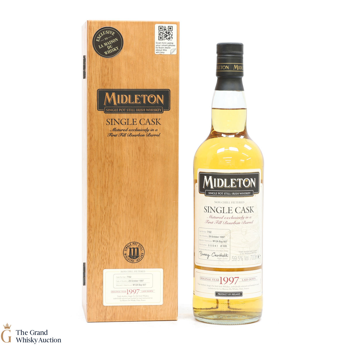 Midleton - Single Cask 1997 - #7102 - La Maison Du Whisky
