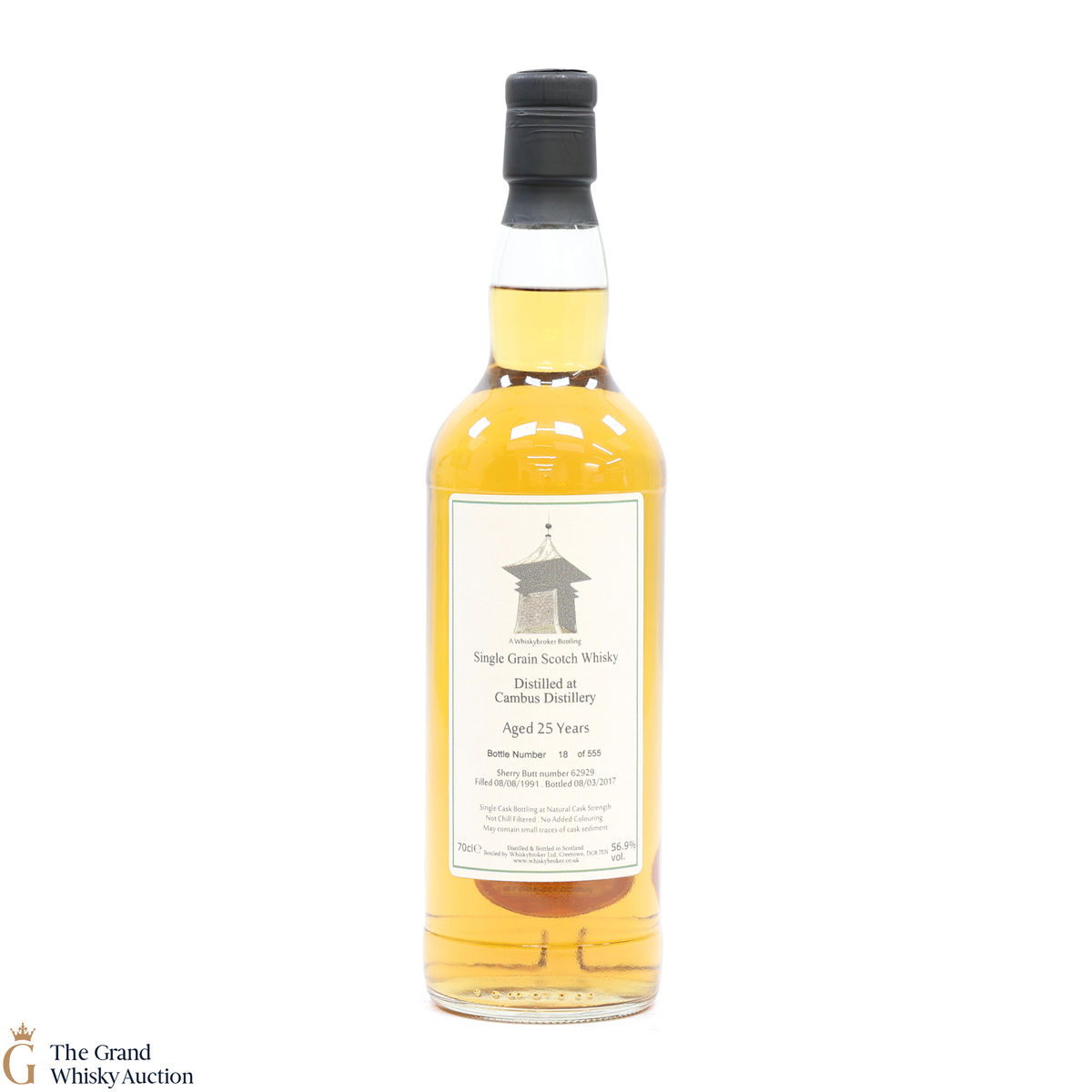 Cambus - 25 Year Old 1991 - Single Grain - Whisky Broker