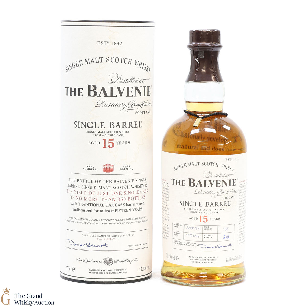 Balvenie - 15 Year Old 1999 - Single Barrel #166
