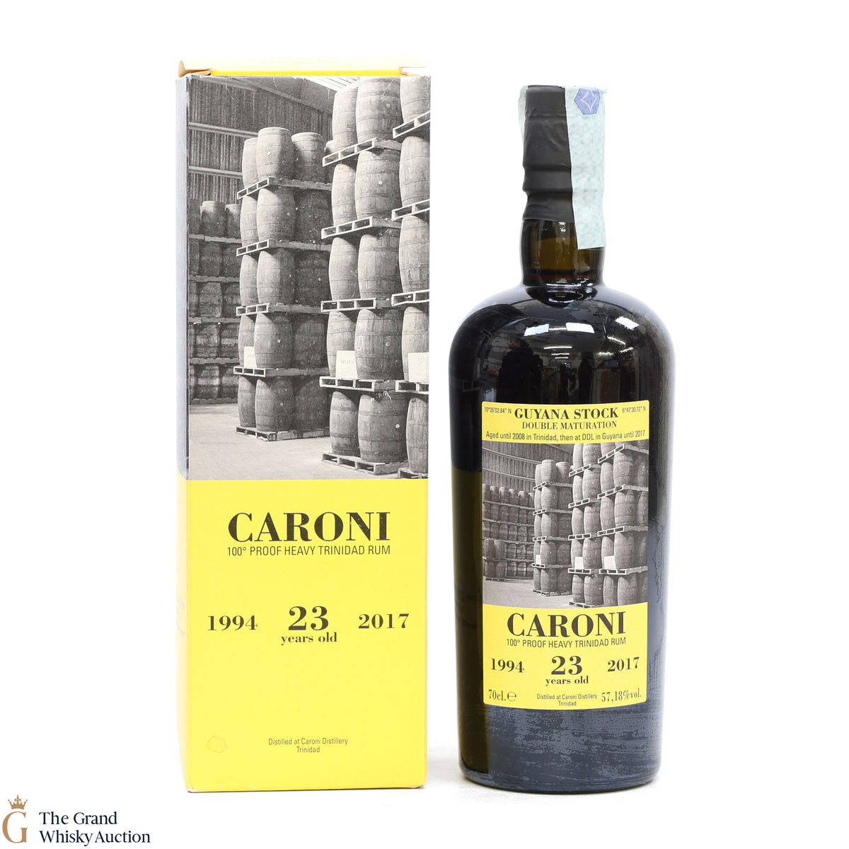 Caroni - 23 Year Old 100 Proof Guyana Stock 1994 Velier