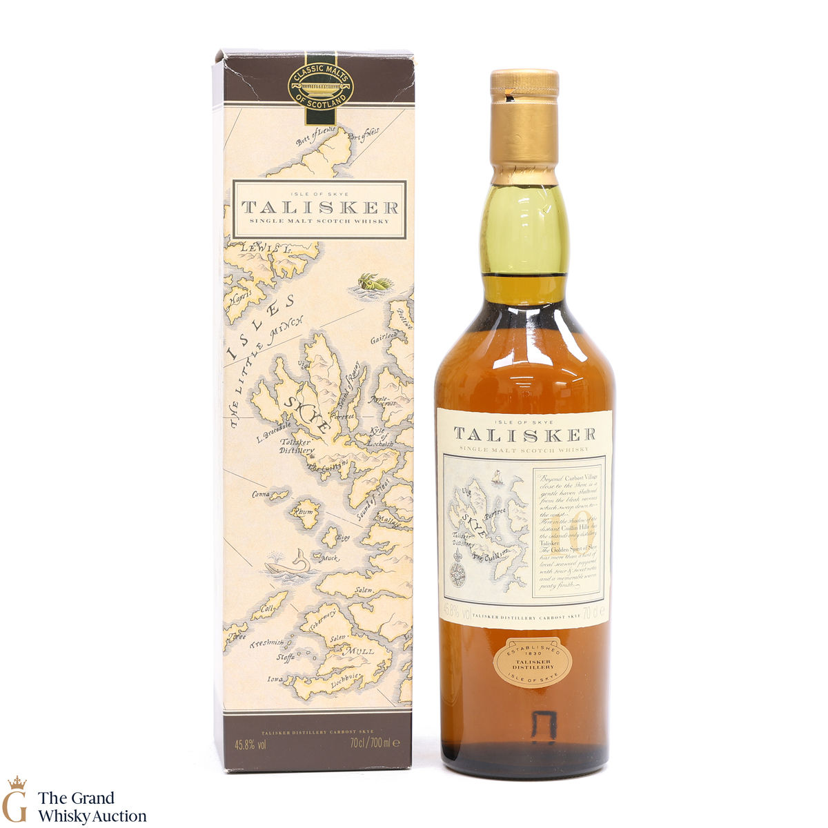Talisker - 10 Year Old - Map Label 