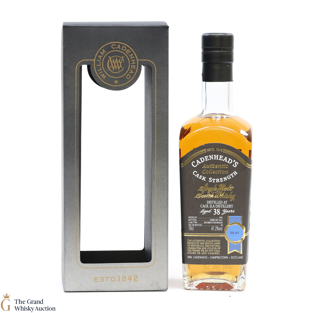 Caol Ila - 38 Year Old 1982 - Cadenhead's Authentic Collection