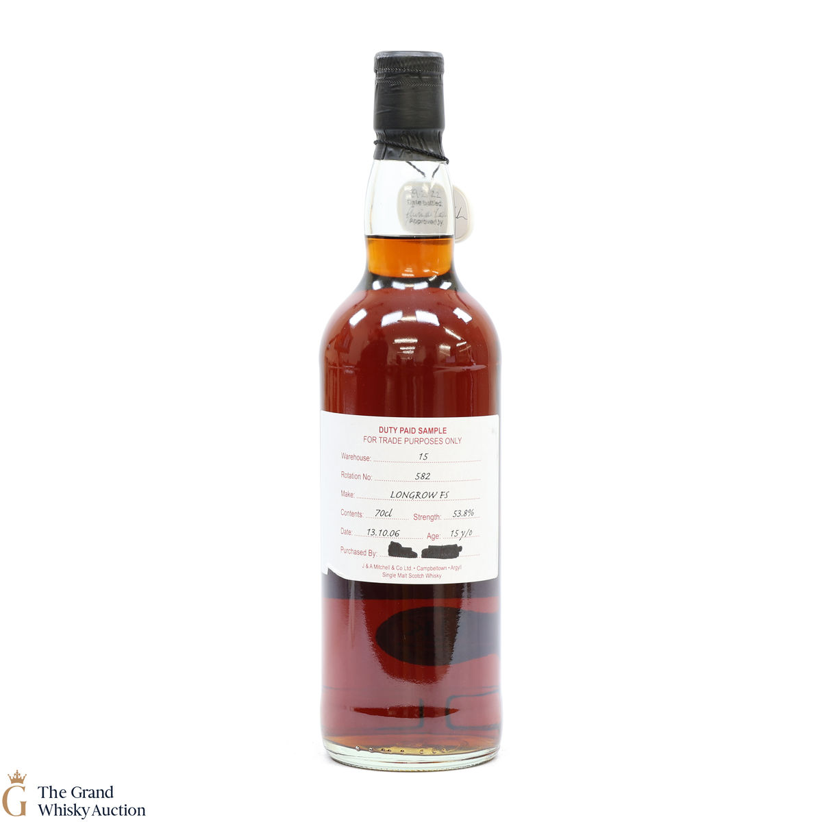 Longrow - 15 Year Old 2006 Fresh Sherry - Duty Paid Sample 53.8%
