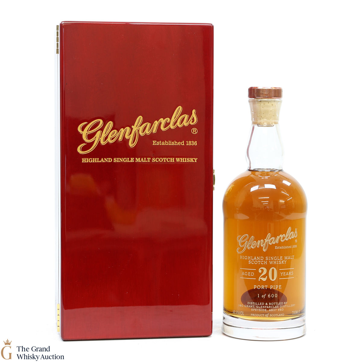 Glenfarclas - 20 Year Old - Port Pipe Decanter