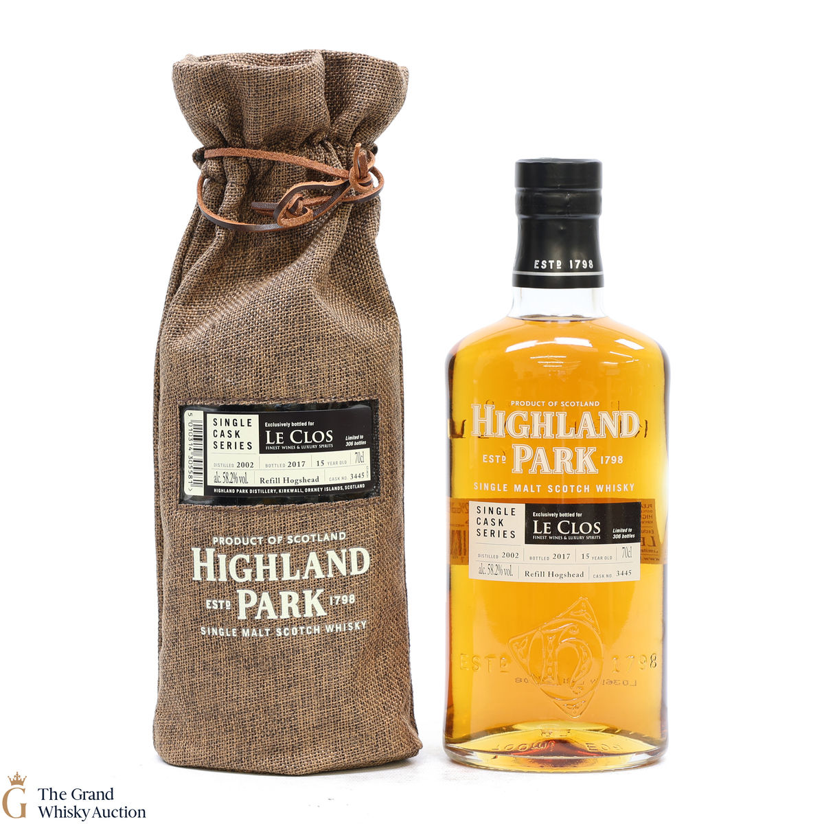 Highland Park - 15 Year Old - Single Cask #3445 - Le Clos