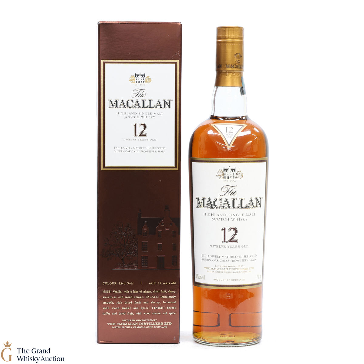 Macallan - 12 Year Old - Sherry Oak 75cl