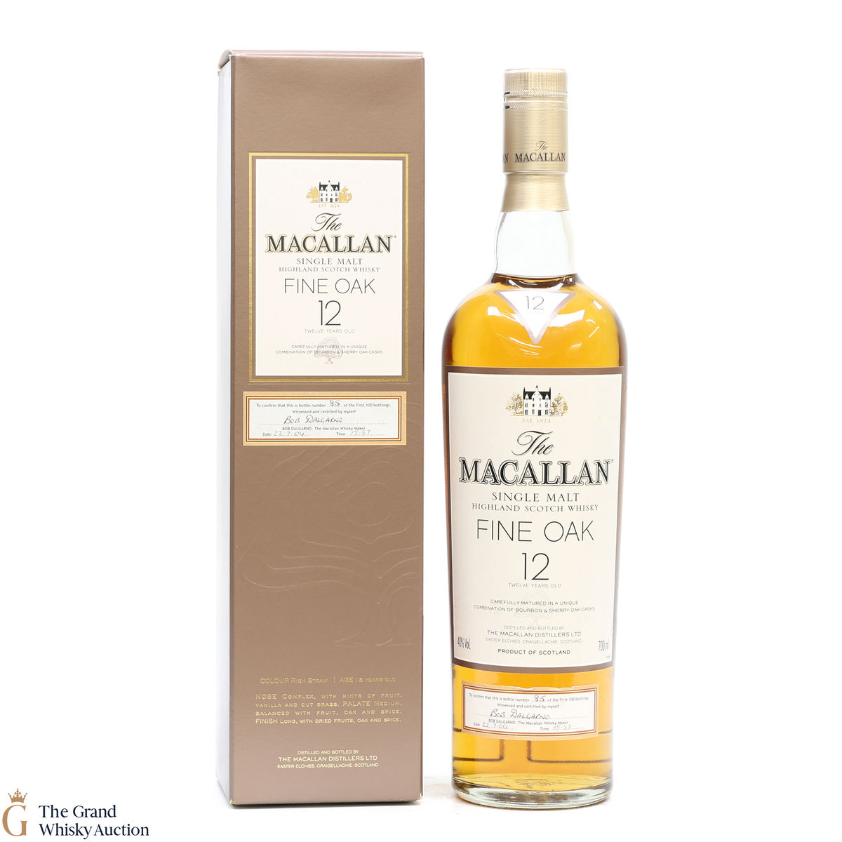 Macallan - 12 Year Old - Fine Oak - First 100 Bottlings