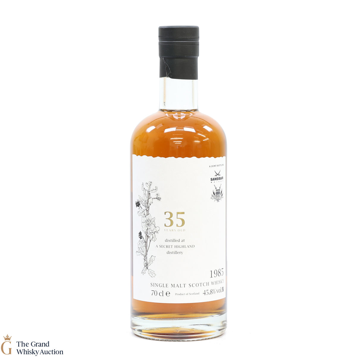 Secret Highland Distillery - 35 Year Old 1985 - Sansibar White Label