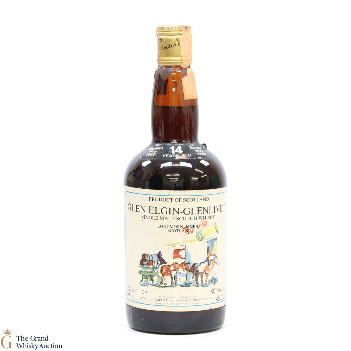 Glen Elgin - 14 Year Old 1965 - Cadenhead's Samaroli Import 1979 75cl
