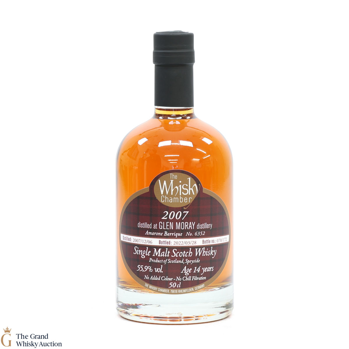 Glen Moray - 14 Year Old 2007 - The Whisky Chamber 50cl