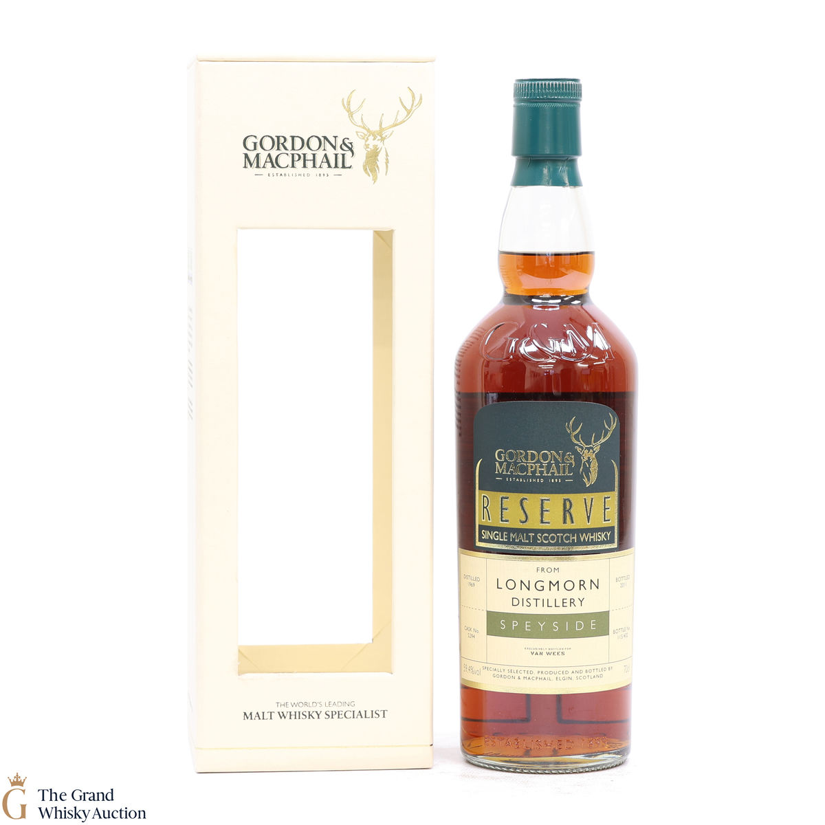 Longmorn - 1969 Sherry Butt #5294 - Gordon & MacPhail Reserve