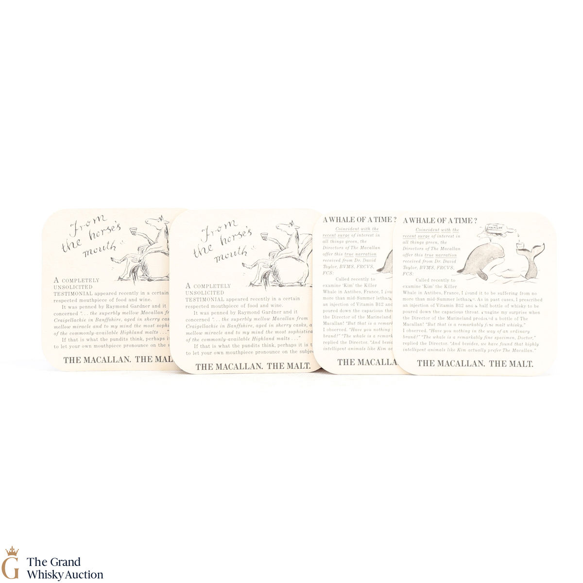 Macallan - 1990s Coasters x 4 