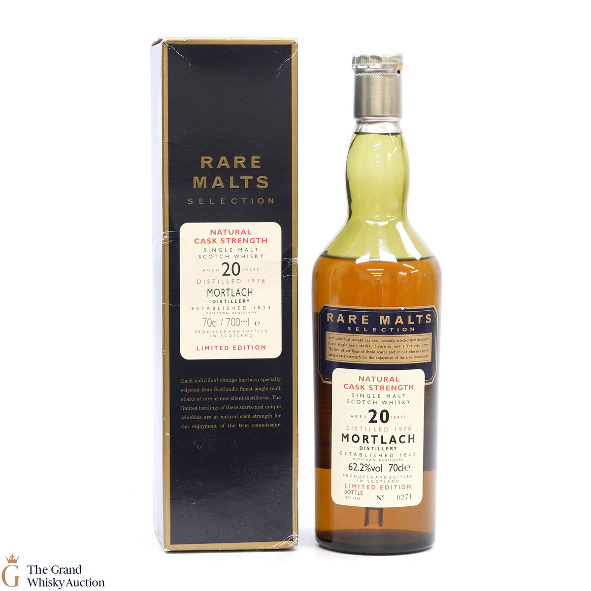 Mortlach - 20 Year Old - 1978 Rare Malts 62.2%