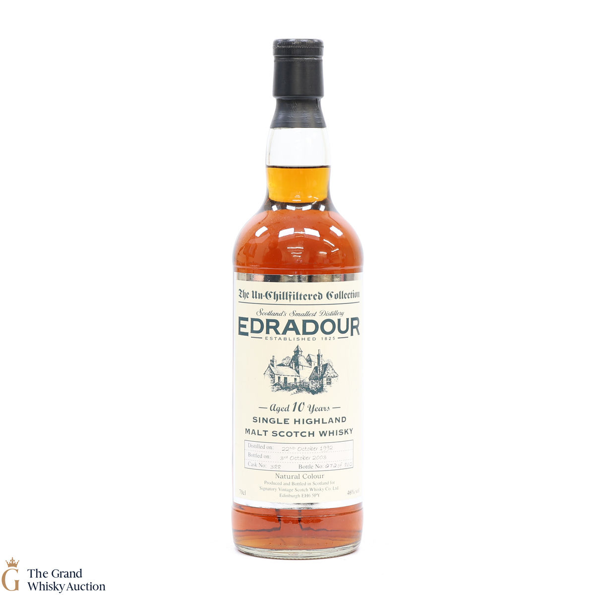 Edradour - 10 Year Old 1992 #388 - Signatory The Un-Chillfiltered Collection