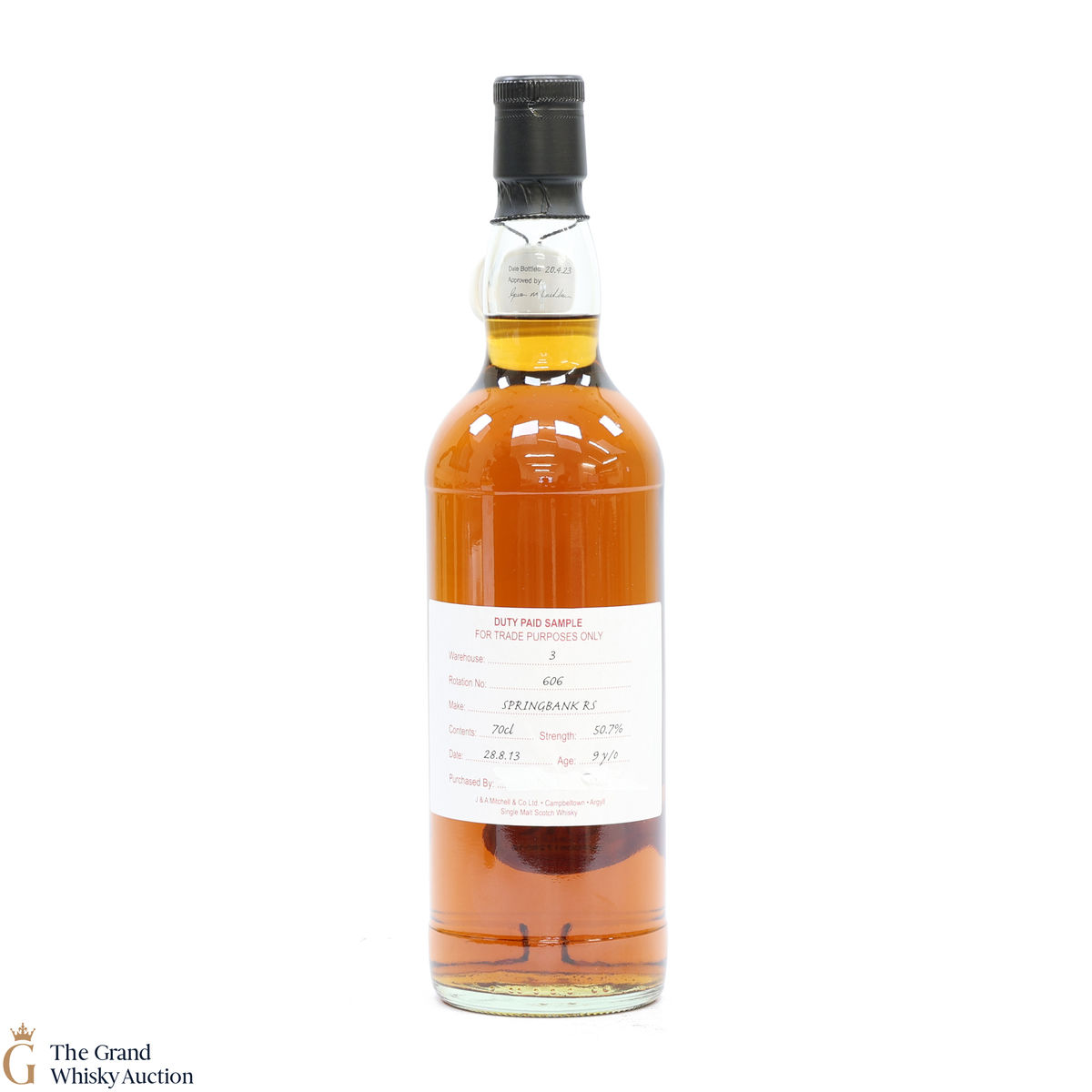 Springbank - 9 Year Old 2013 Refill Sherry - Duty Paid Sample 50.7%