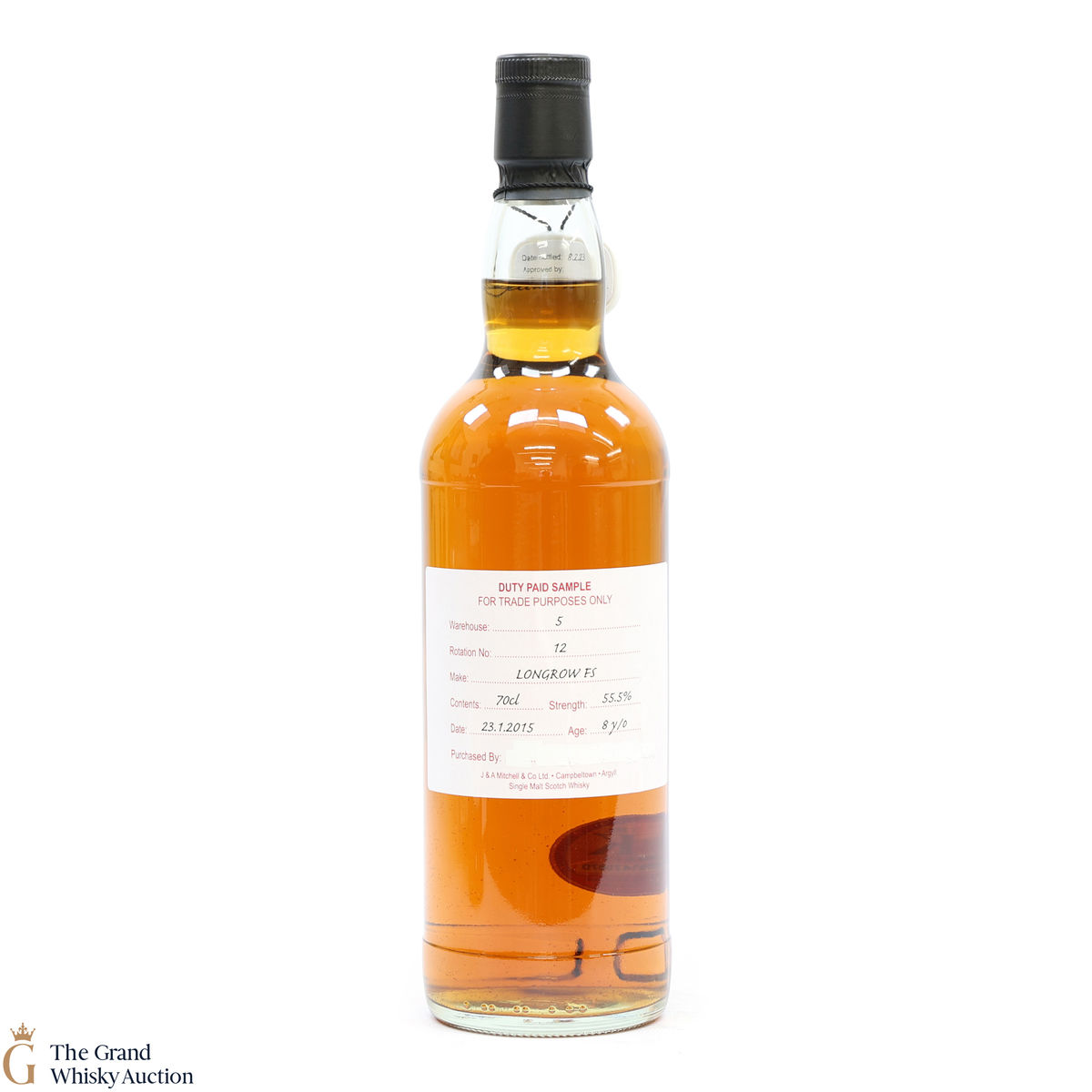 Longrow - 8 Year Old 2015 Fresh Sherry - Duty Paid Sample 55.5%