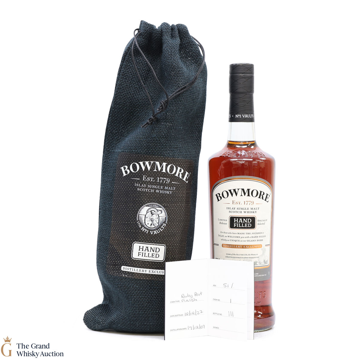 Bowmore - 14 Year Old 2007 - Ruby Port Finish #1 - Hand Fill 2022