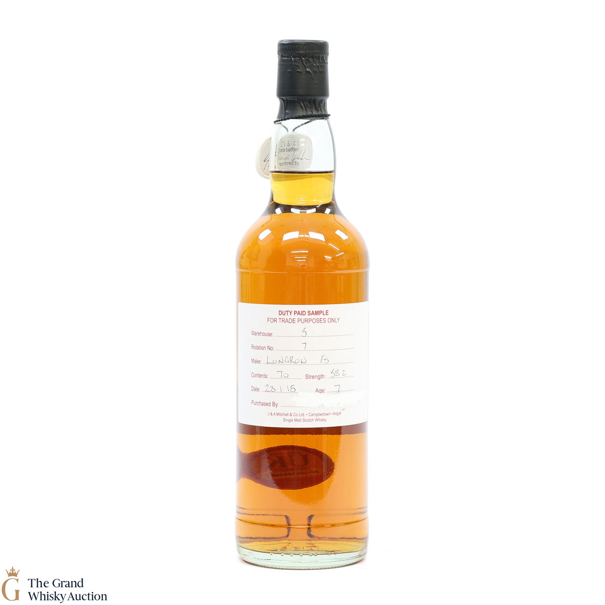 Longrow - 7 Year Old 2015 Fresh Sherry - Duty Paid Sample 58.2%