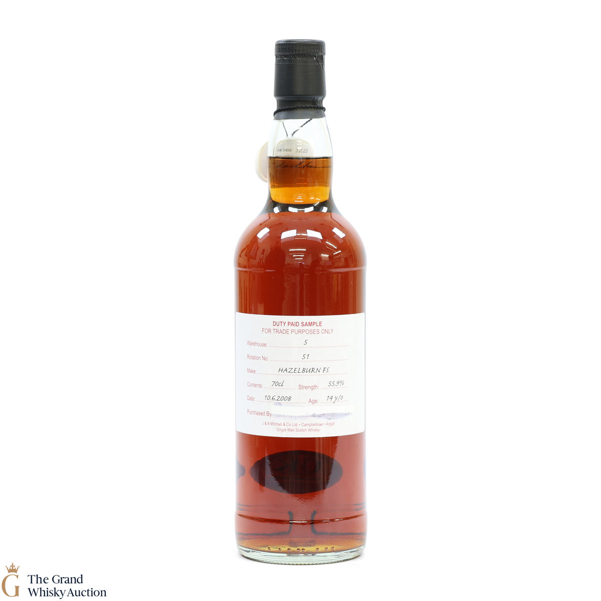 Hazelburn - 14 Year Old 2008 Fresh Sherry - Duty Paid Sample 55.9%