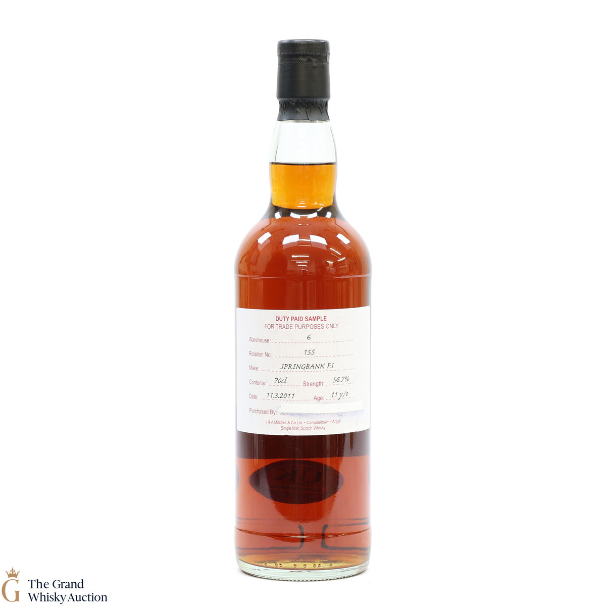 Springbank - 11 Year Old 2011 Fresh Sherry - Duty Paid Sample 56.7%