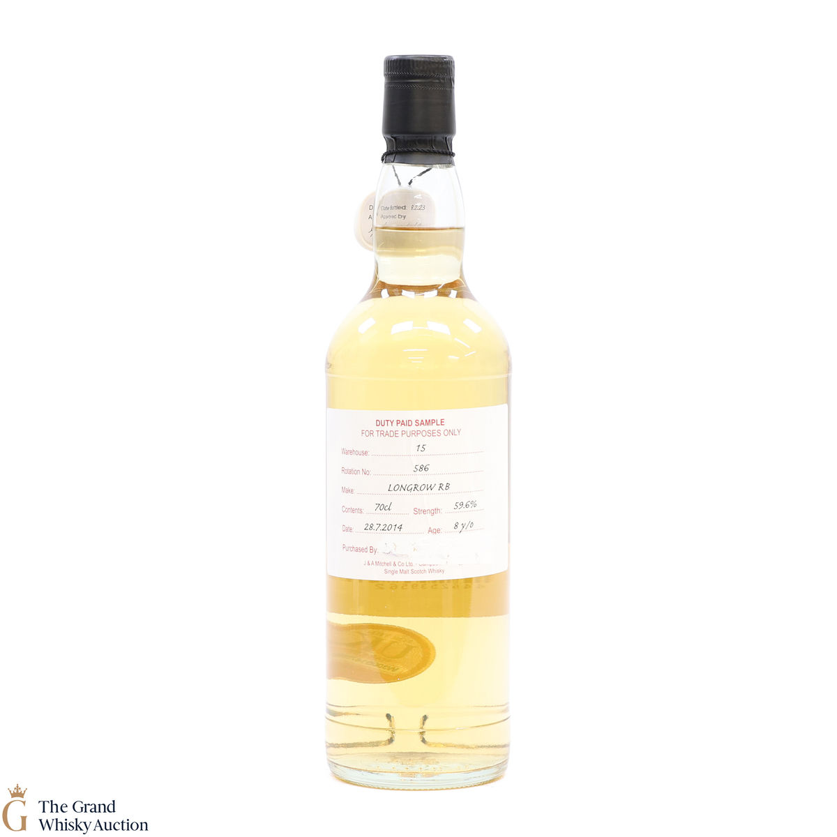 Longrow - 8 Year Old 2014 Refill Bourbon - Duty Paid Sample Refill Barrel 59.6%
