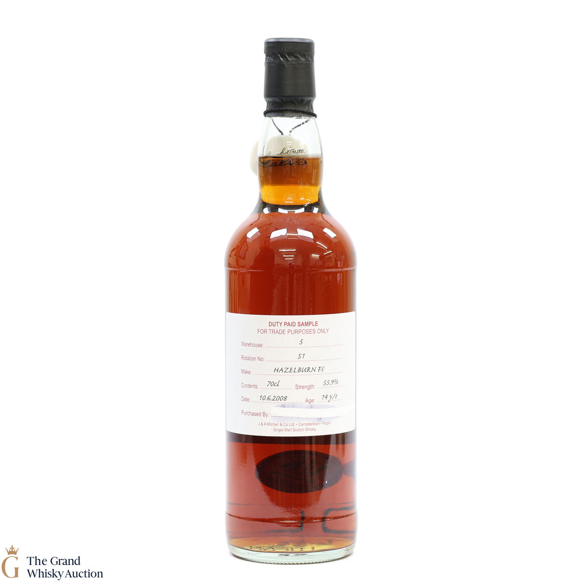 Hazelburn - 14 Year Old 2008 Fresh Sherry - Duty Paid Sample 55.9%