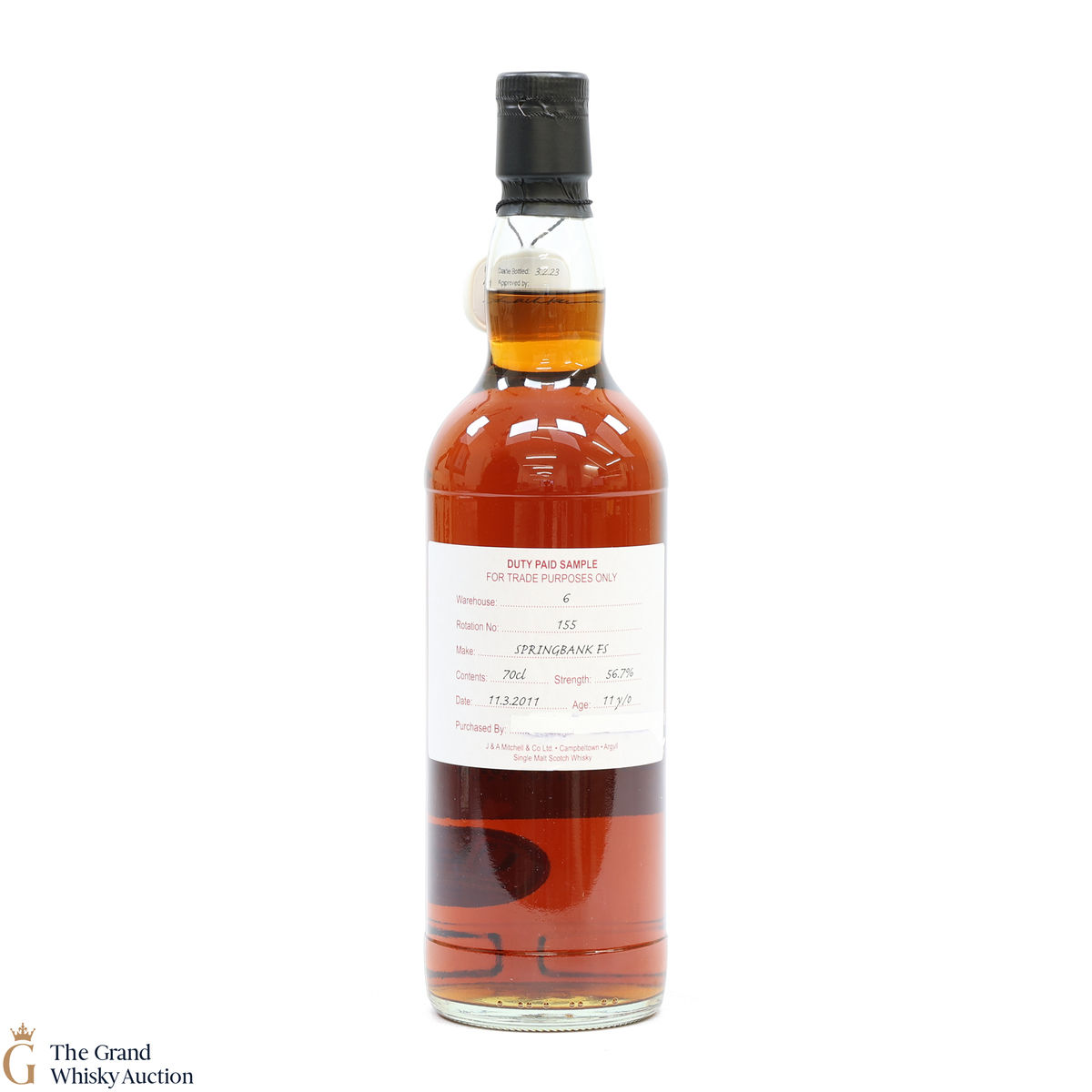 Springbank - 11 Year Old 2011 Fresh Sherry - Duty Paid Sample 56.7%