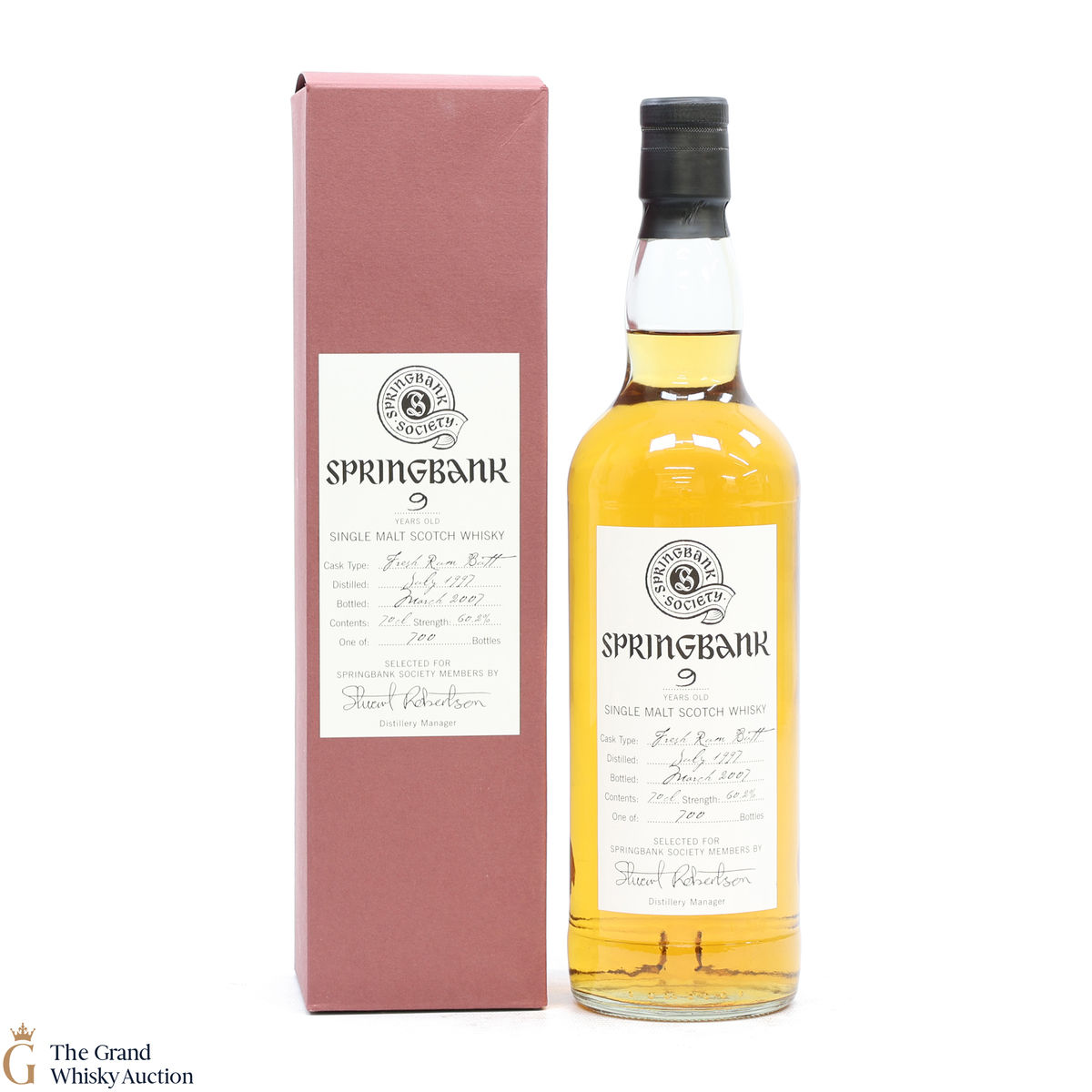 Springbank - 9 Year Old 1997 Fresh Rum - Springbank Society 