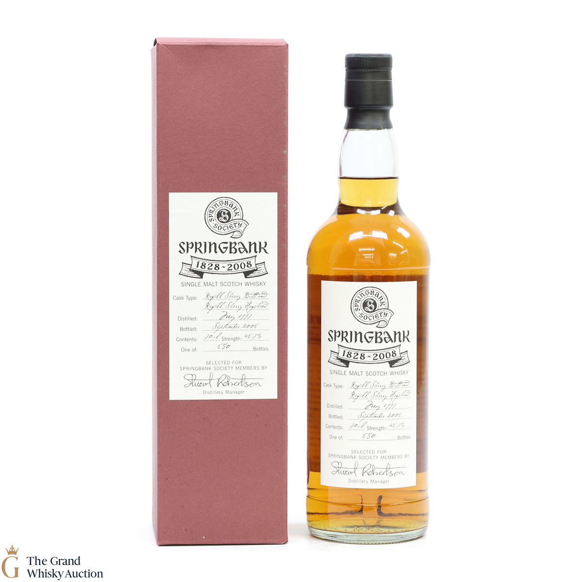 Springbank - 1997 - 180th Anniversary - Springbank Society