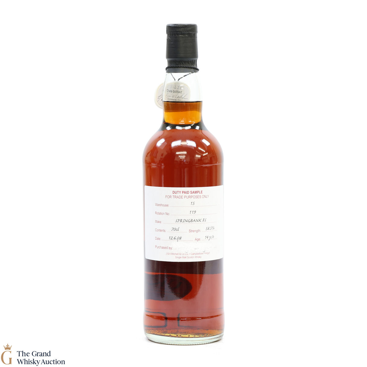 Springbank - 14 Year Old 2008 Fresh Sherry - Duty Paid Sample 58.5%
