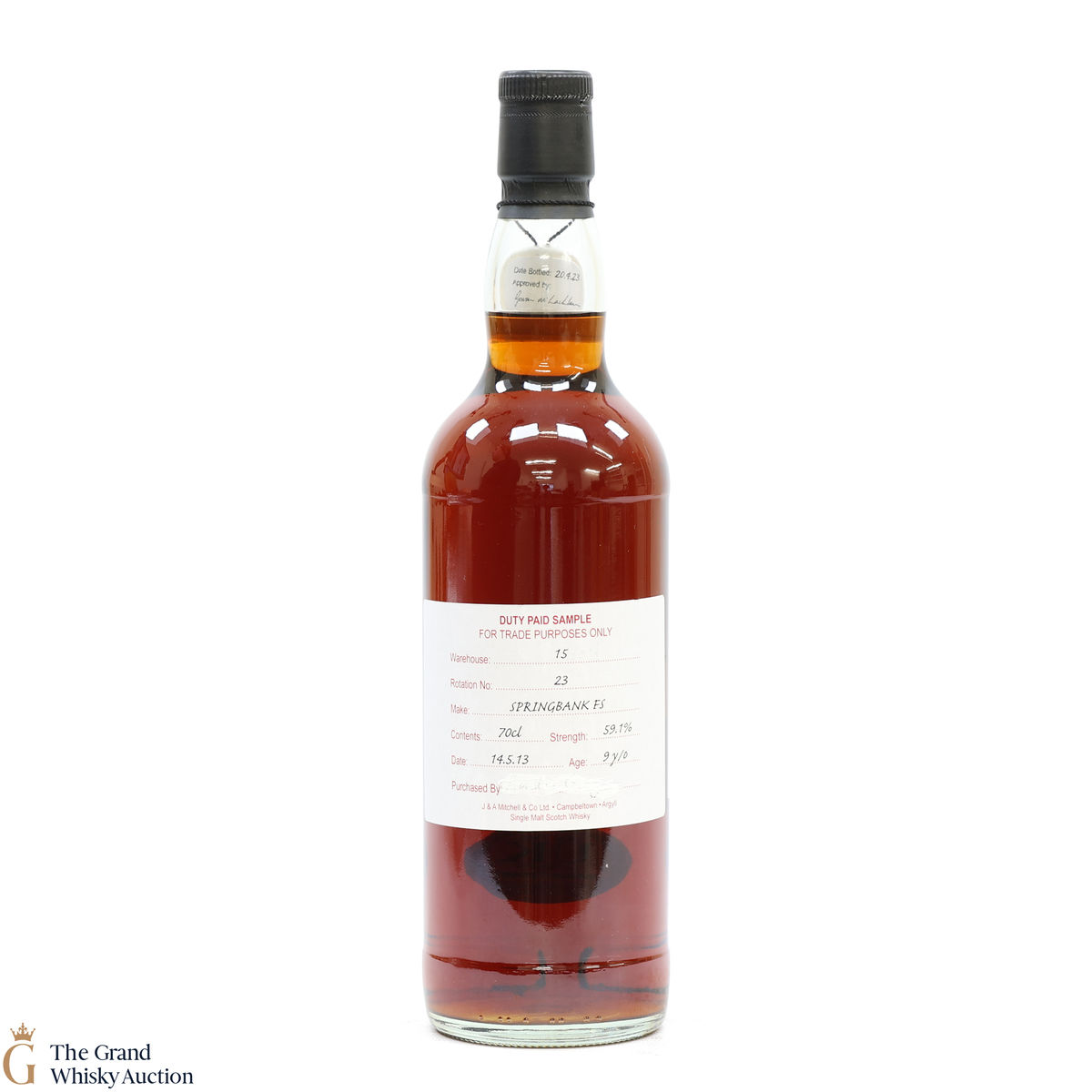 Springbank - 9 Year Old 2013 Fresh Sherry - Duty Paid Sample 59.1%