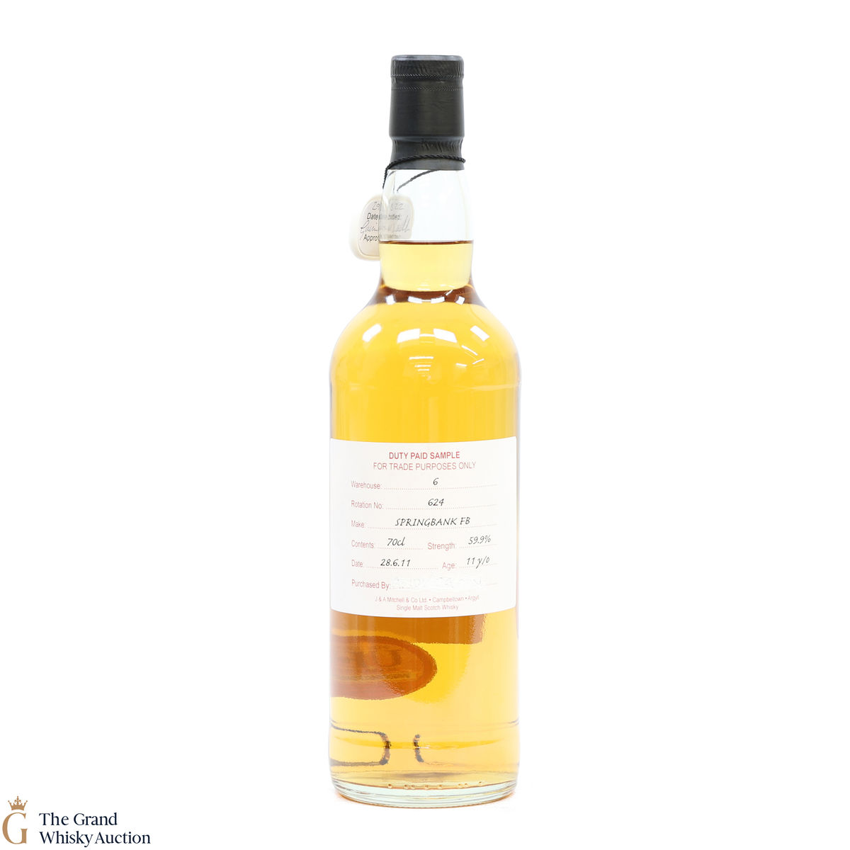 Springbank - 11 Year Old 2011 Fresh Bourbon - Duty Paid Sample 59.9%