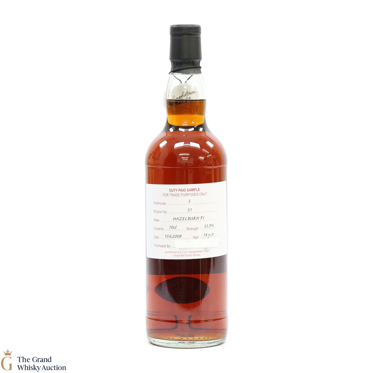 Hazelburn - 14 Year Old 2008 Fresh Sherry - Duty Paid Sample 55.9%