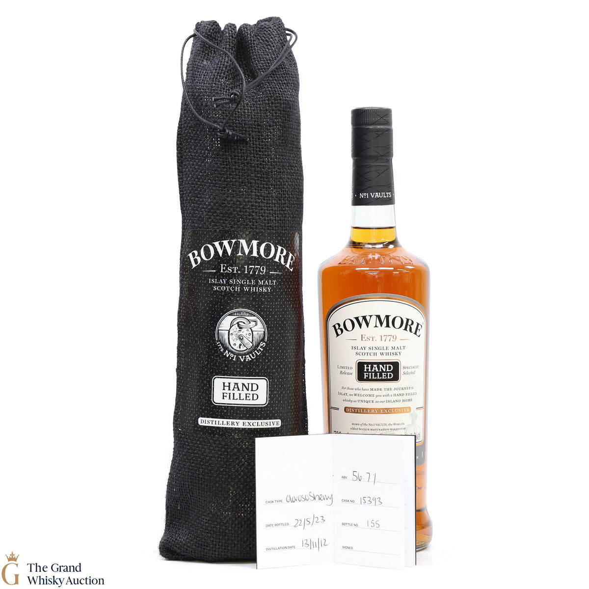 Bowmore - 11 Year Old - 2012 Hand Filled - Cask #15393