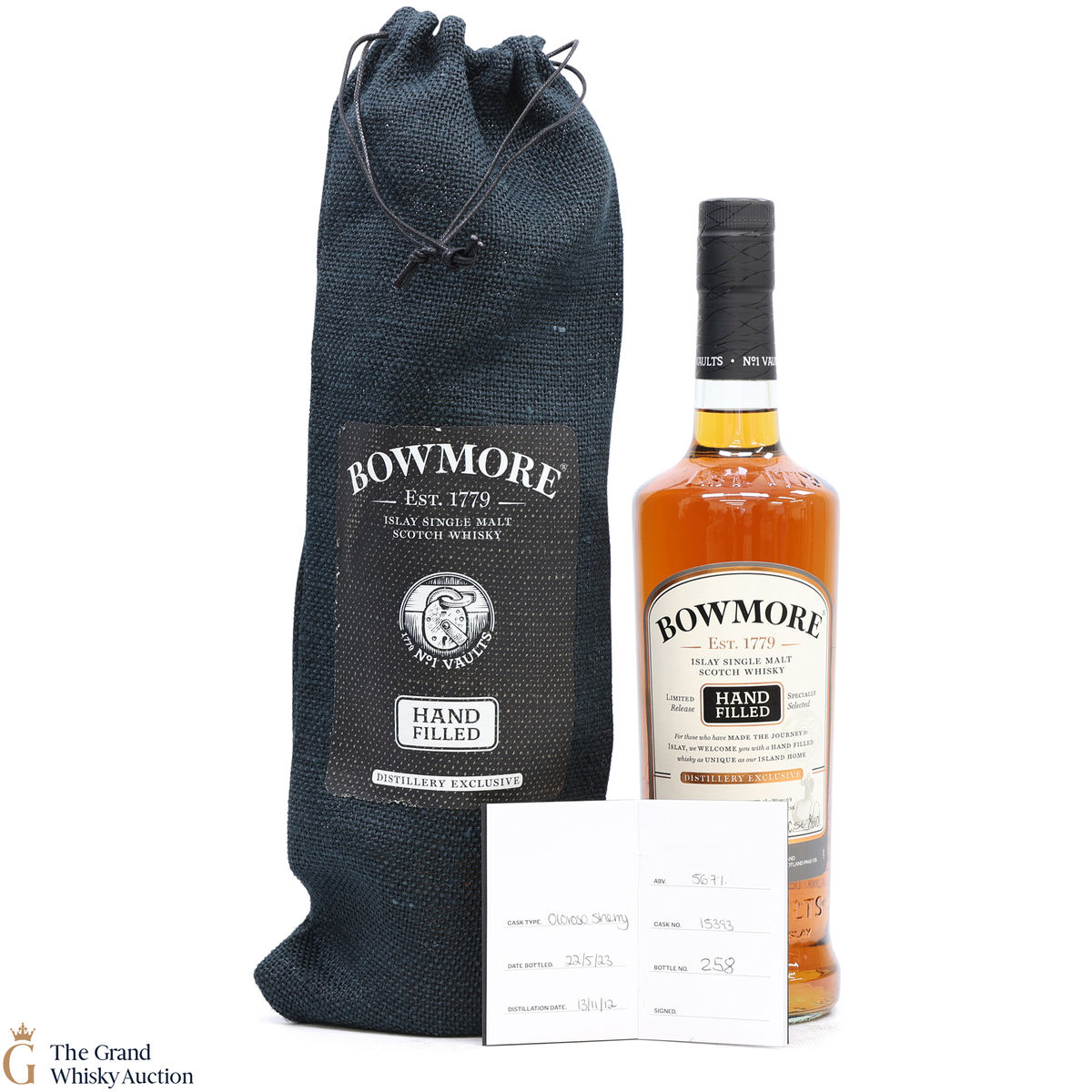 Bowmore - 11 Year Old - 2012 Hand Filled - Cask #15393