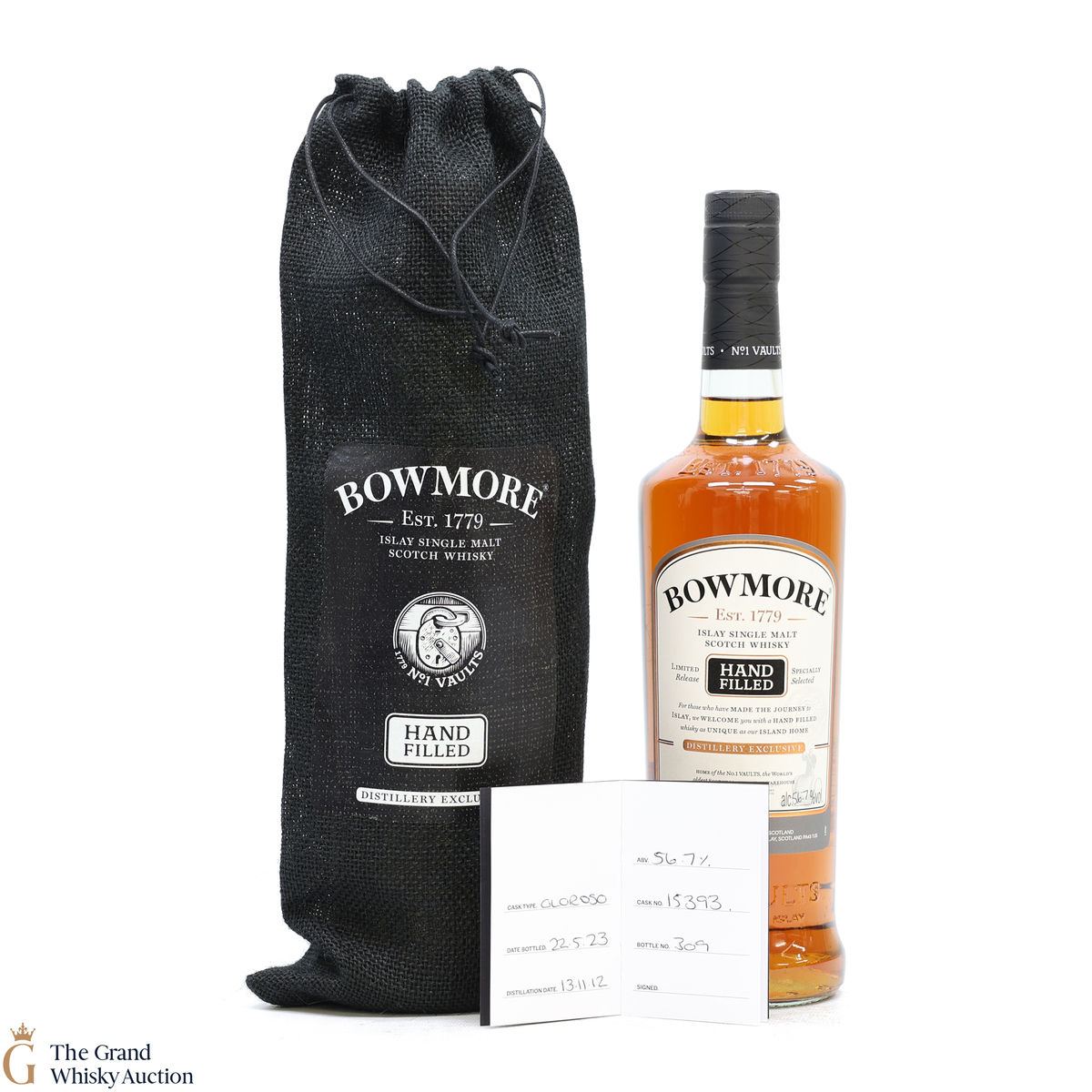 Bowmore - 11 Year Old - 2012 Hand Filled - Cask #15393