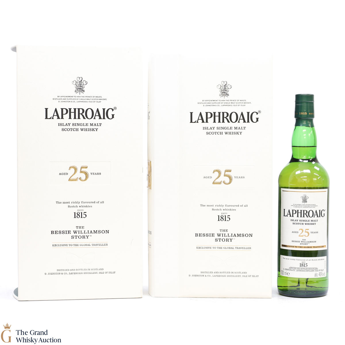 Laphroaig - 25 Year Old Bessie Williamson Story Exclusive to Global Traveller 