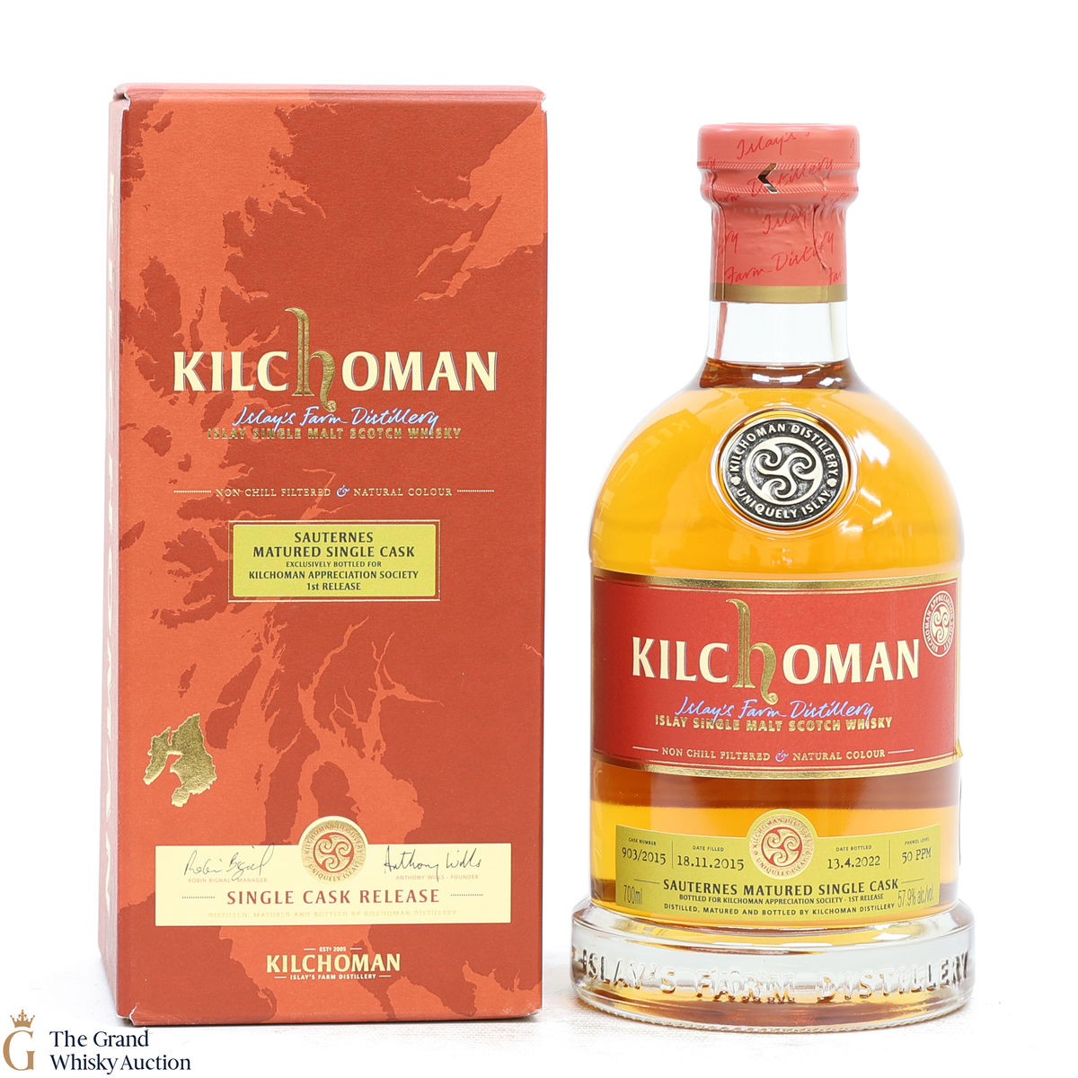 Kilchoman - 6 Year Old Sauternes 903/2015 - Kilchoman Appreciation Society