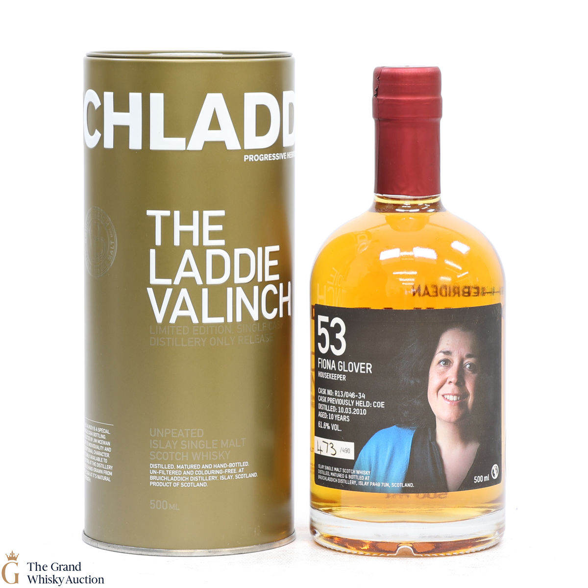 Bruichladdich - 10 Year Old - Valinch 53 - Fiona Glover (50cl)